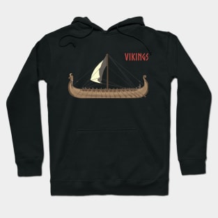 Viking Ship Drakkar Hoodie